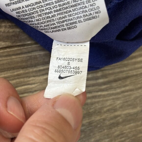 Nike Dri-FIT Women’s T-Shirt Sz S Blue Gym Workout Tee Athletic Cut Fast Rapido - Picture 8 of 11